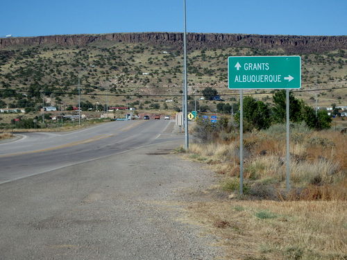 GDMBR: Welcome to Grants, NM.